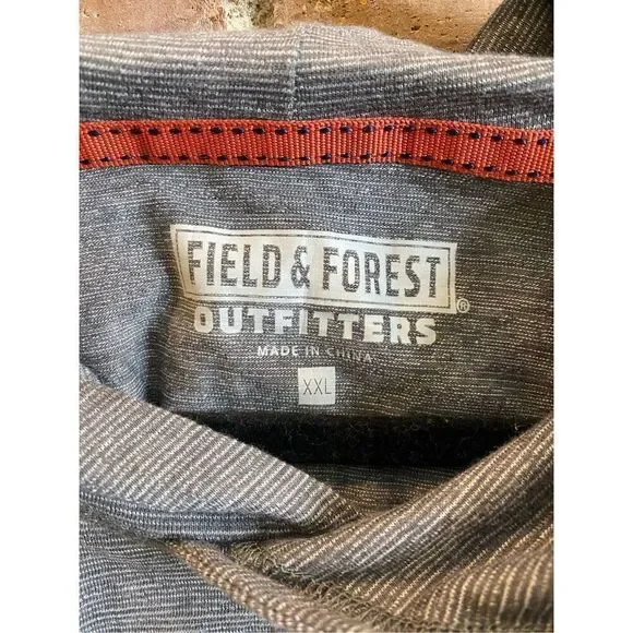 Field & Forest Outfitters Men’s XXL Hooded Long Sleeve Shirt - Picture 3 of 7